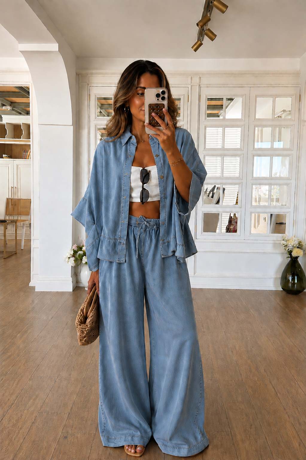 Panço Tensel Denim Takım