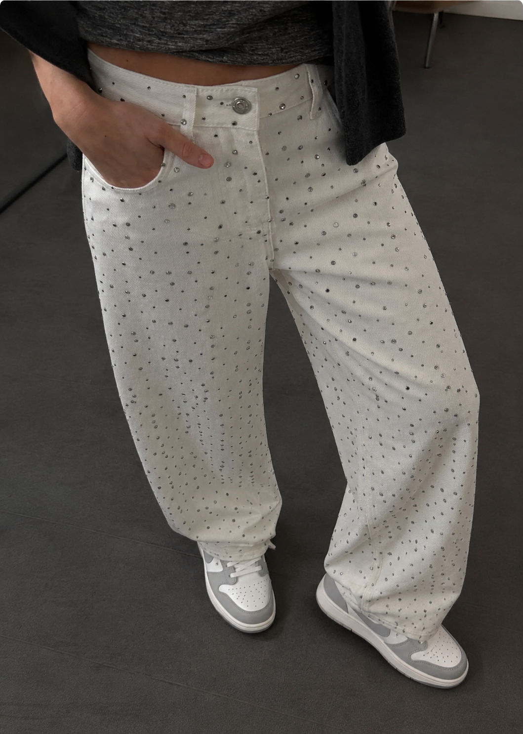 Taşlı Jean