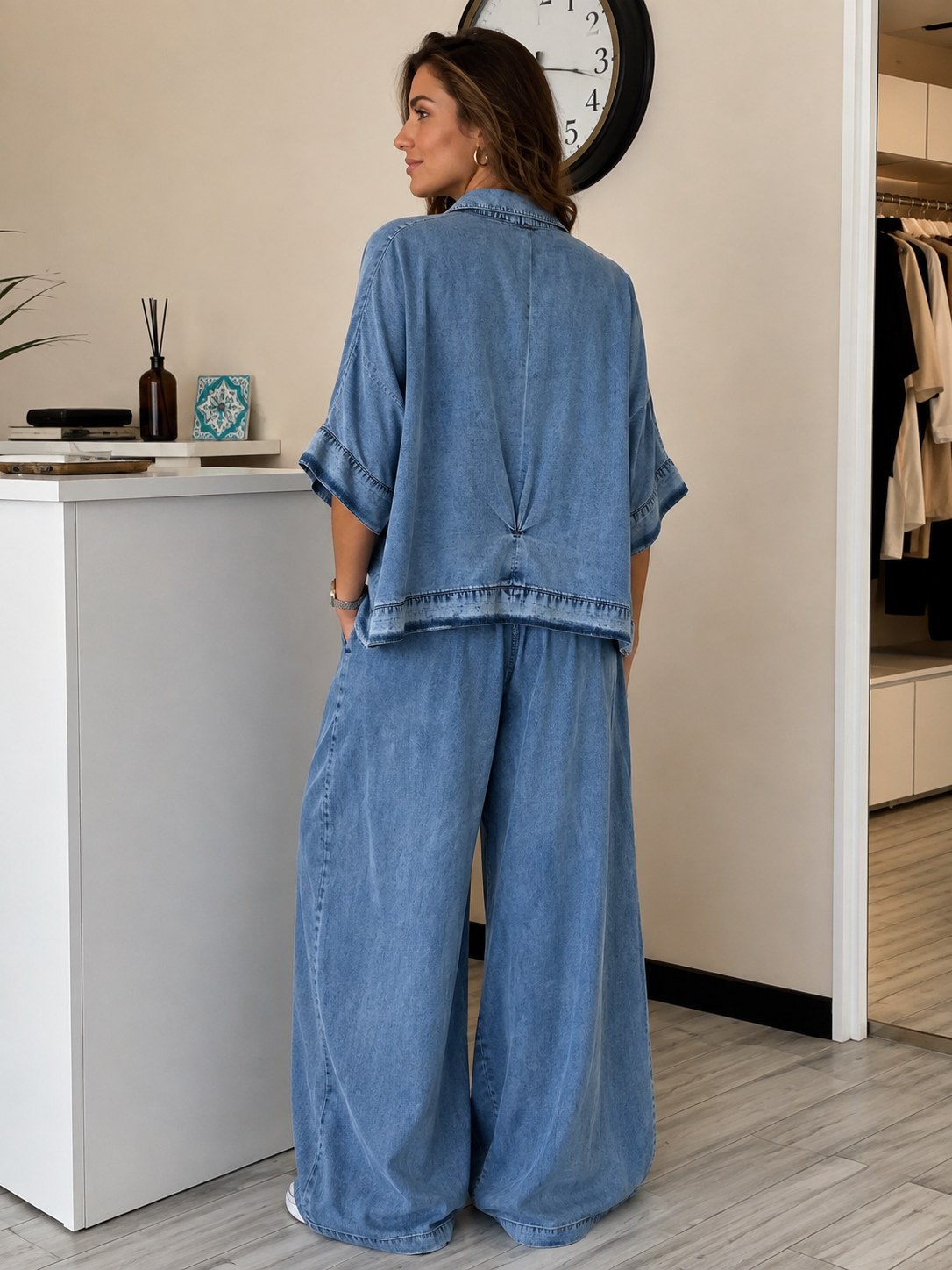 Panço Tensel Denim Takım