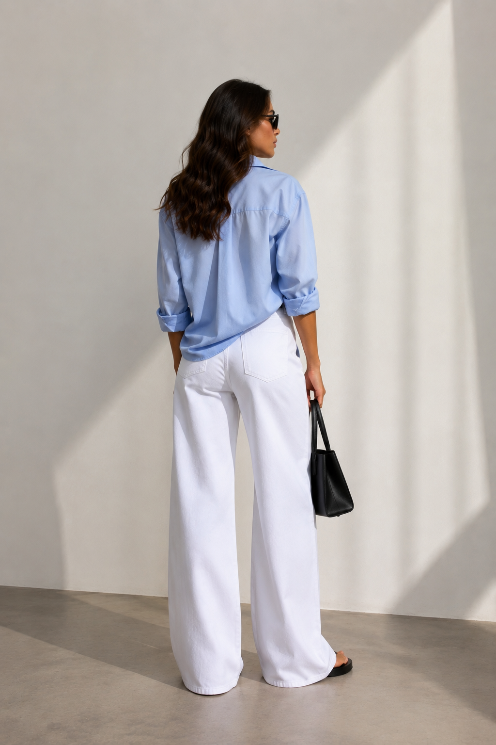 Dilvin Dökümlü Tensel Denim Pantolon