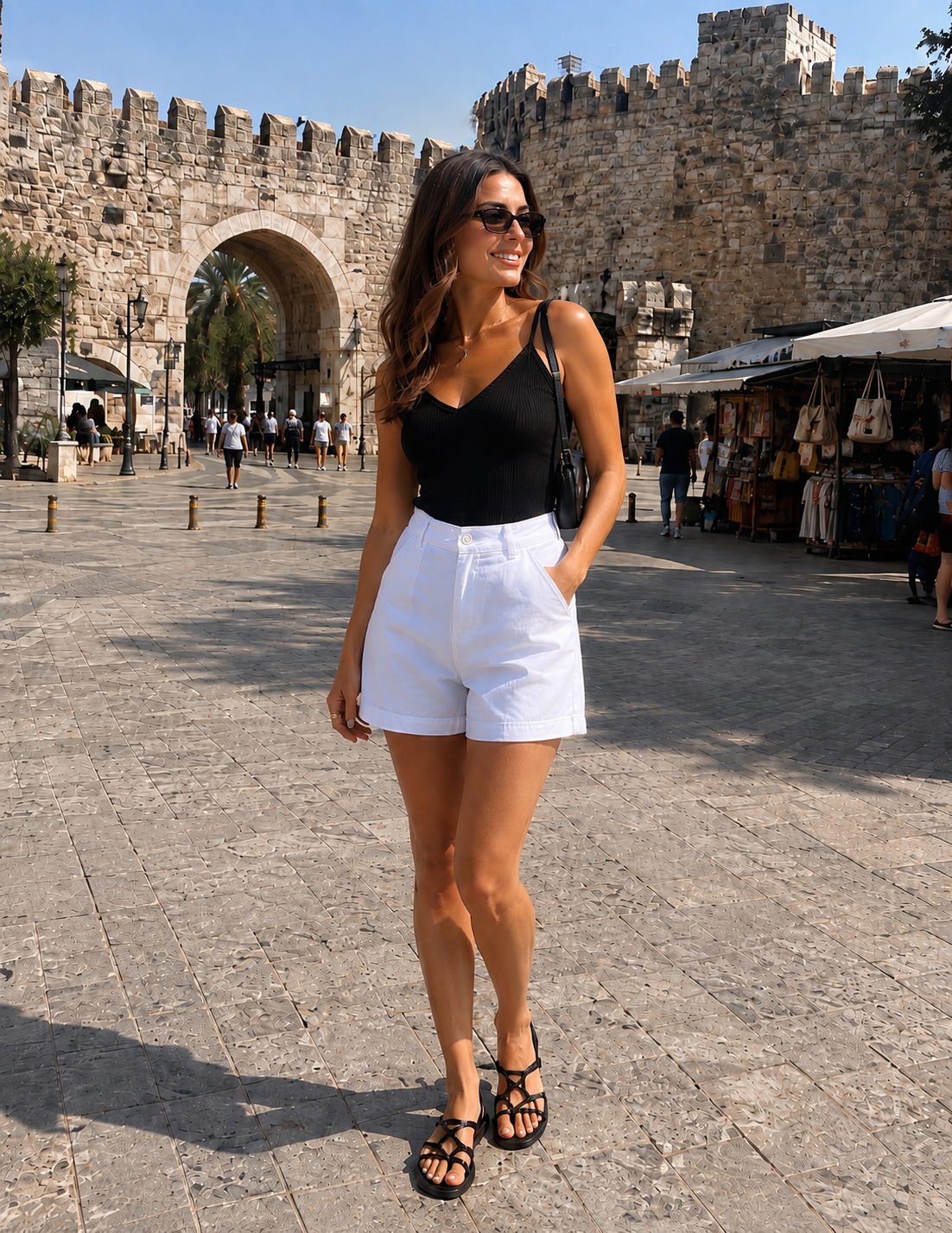 Tensel Denim Şort
